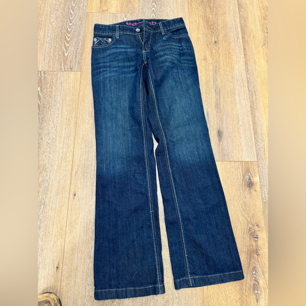 Cruel Girl® Women's Jayley Mid Rise Medium Stone Denim Jeans Size 27/3L